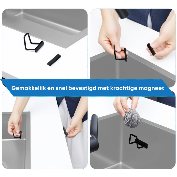 Sponshouder Magnetisch Zwart