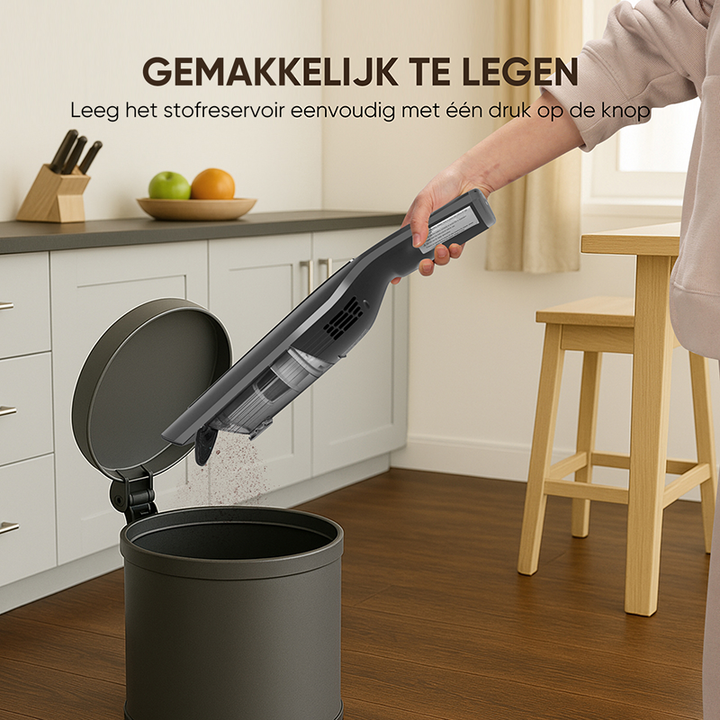 Kruimelzuiger Handstofzuiger Snoerloos Met Oplaadstation Ultra