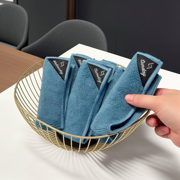 Microvezeldoekjes 7 stuks Blauw